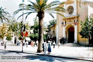 SIDI-BEL-ABBES -DEVANT L'EGLISE 